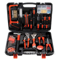 Caja de herramientas portátiles portátil de 100 piezas de caja de herramientas para el hogar